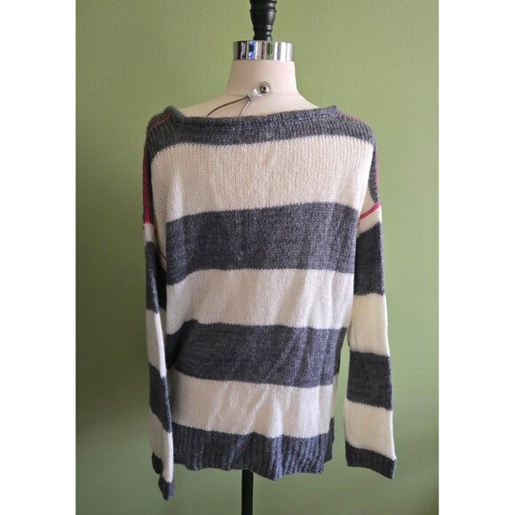 Rewind Womens Striped Sweater Size Medium - Picture 2 of 3